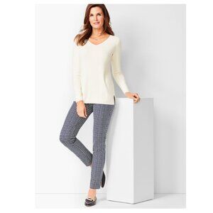 Talbots Chatham Ankle Pants - Geo Print size 6